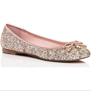 Kate Spade New York Willa Glitter Ballet Flats